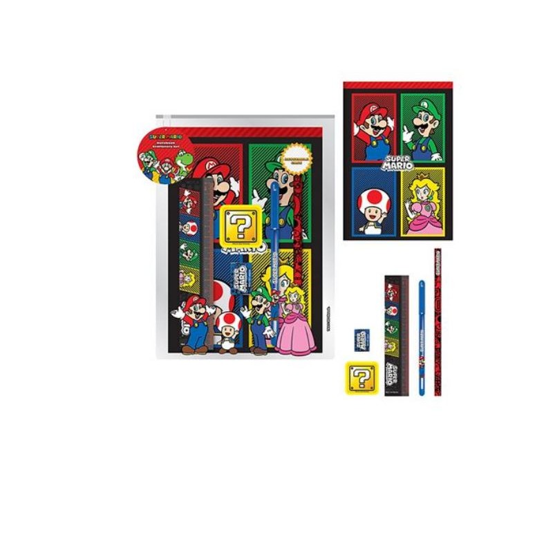 Stationery set - Super Mario - Characters