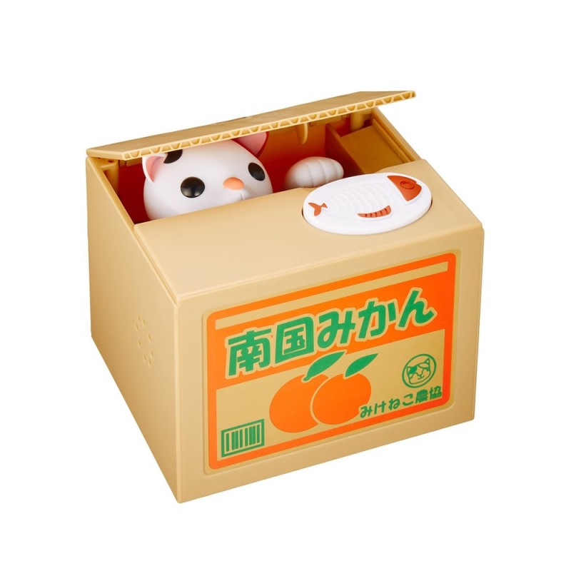 Tirelire - Manekineko - Chat blanc