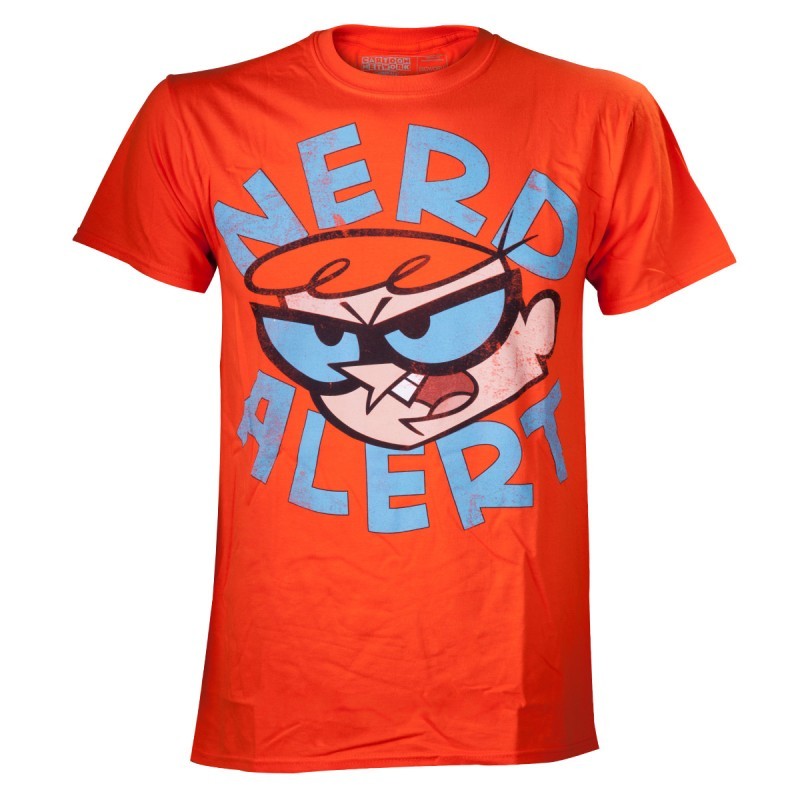 T-shirt - Dexter's Labotary - Nerd alert