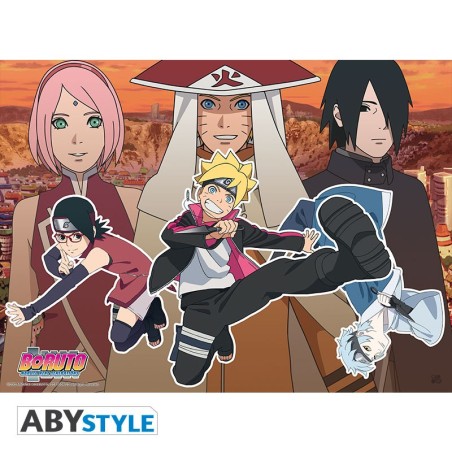 Poster - À plat - Boruto - La Nouvelle équipe 7