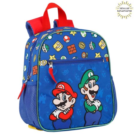 Sac à dos - Super Mario - Enfant - Mario & Luigi