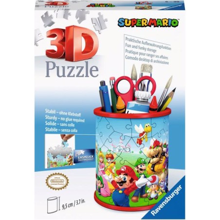 Puzzle - Pot à crayons - Super Mario