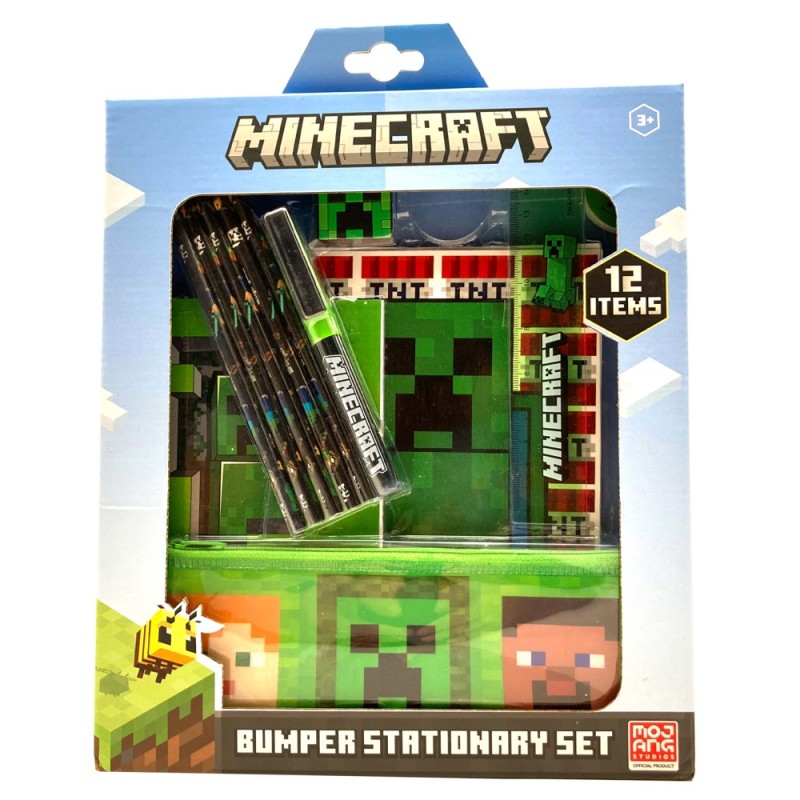 Stationery set - Minecraft - Creeper