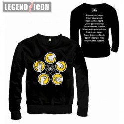 Sweater - The Big Bang Theory - Stone, Leaf, Scissors, Lizard, Spok
