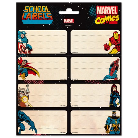 Sticker - Adhesive Labels - Marvel