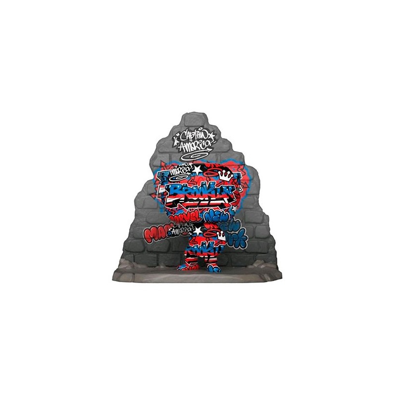 POP - Marvel - 752 - Captain America - Edition Grafitti Deco Limitée - Captain America