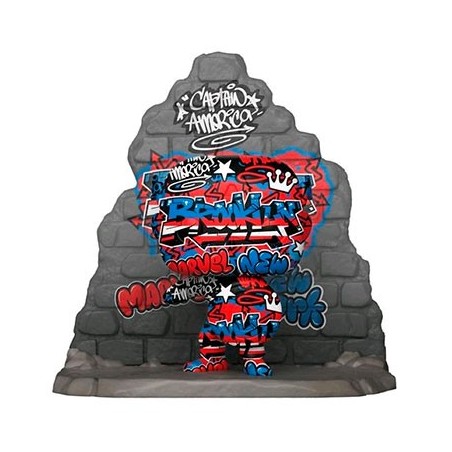 POP - Marvel - 752 - Captain America - Street Art Collection - Limited Edition - Captain America