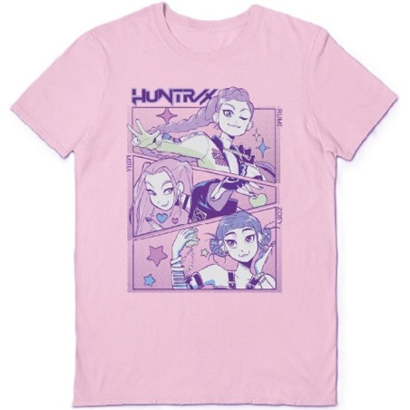 T-shirt - KPop Demon Hunters - Light Pink - Huntrix