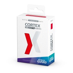Protège-cartes - Sleeves (100 Pièces) - Rouge Matte - Standard