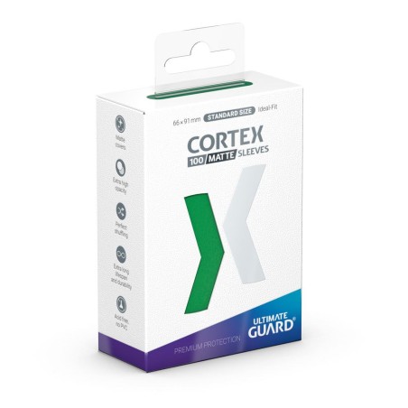 Protège-cartes - Sleeves (100 Pièces) - Vert Matte - Standard