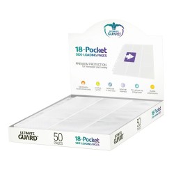 Portfolio - Side-Loading - 18-Pocket Pages (50ct) - Blanc