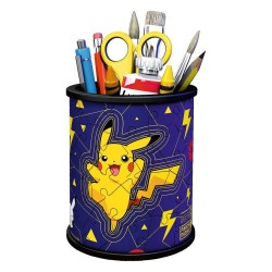 Puzzle - Pot à crayons - Pokemon - Pikachu