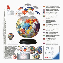 Puzzle - 3D - Pokemon - Balle - Pikachu