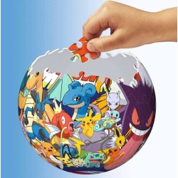 Puzzle - 3D - Pokemon - Balle - Pikachu