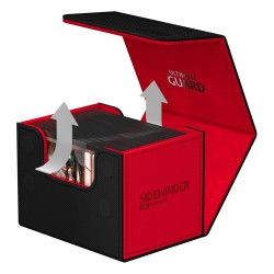 Deck Box - SideWinder 100+ - SYNERGY - Black&Red - XenoSkin