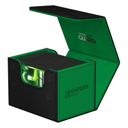 Deck Box - SideWinder 100+ - SYNERGY - Black&Green - XenoSkin