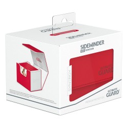 Deck Box - SideWinder 100+ - SYNERGY - Red&White - XenoSkin