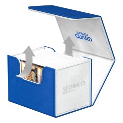 Deck Box - SideWinder 100+ - SYNERGY - Blue&White - XenoSkin