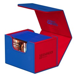 Boîte pour cartes - SideWinder 100+ - SYNERGY - Bleu&Blanc - XenoSkin