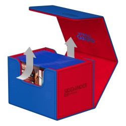 Boîte pour cartes - SideWinder 100+ - SYNERGY - Bleu&Blanc - XenoSkin
