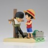 Figurine Statique - WCF - One Piece - Luffy & Zoro - Log Stories
