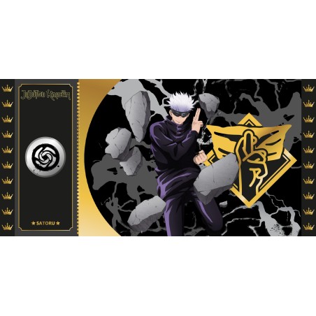 Collector Ticket - Golden Tickets Black Edition - Jujutsu Kaisen - "3000pcs Limited" - Gojo Satoru