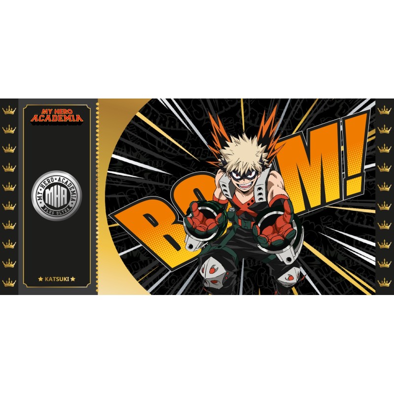 Ticket de collection - Golden Tickets Black Edition - My Hero Academia - "4000pcs Limited" - Katsuki Bakugo