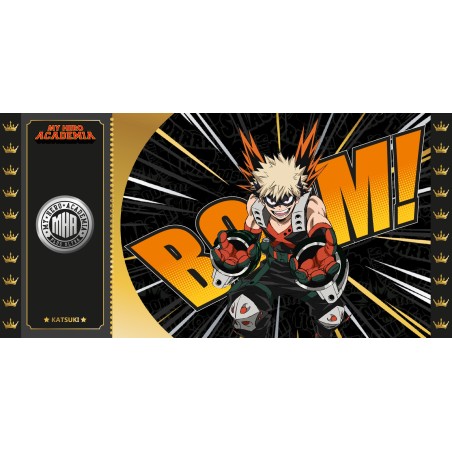 Ticket de collection - Golden Tickets Black Edition - My Hero Academia - "4000pcs Limited" - Katsuki Bakugo
