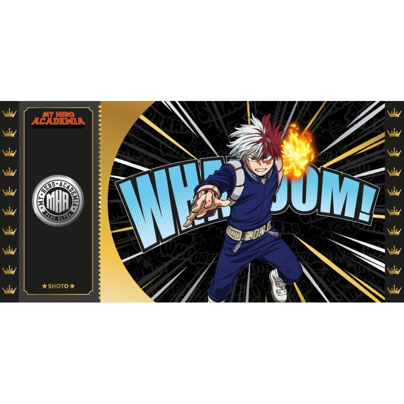 Collector Ticket - Golden Tickets Black Edition - My Hero Academia - "4000pcs Limited" - Todoroki Shoto