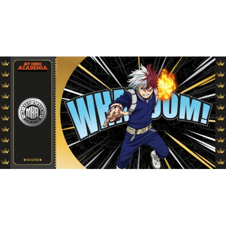 Ticket de collection - Golden Tickets Black Edition - My Hero Academia - "4000pcs Limited" - Shoto Todoroki