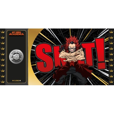 Ticket de collection - Golden Tickets Black Edition - My Hero Academia - "2000pcs Limited" - Eijiro Kirishima