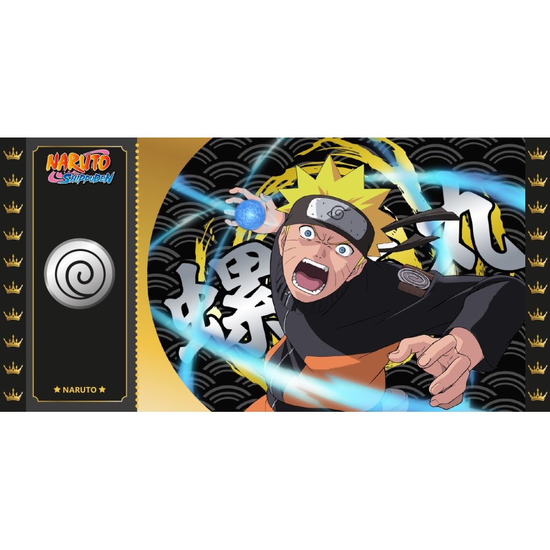 Collector Ticket - Golden Tickets Black Edition - Naruto - "3000pcs Limited" - Naruto Uzumaki