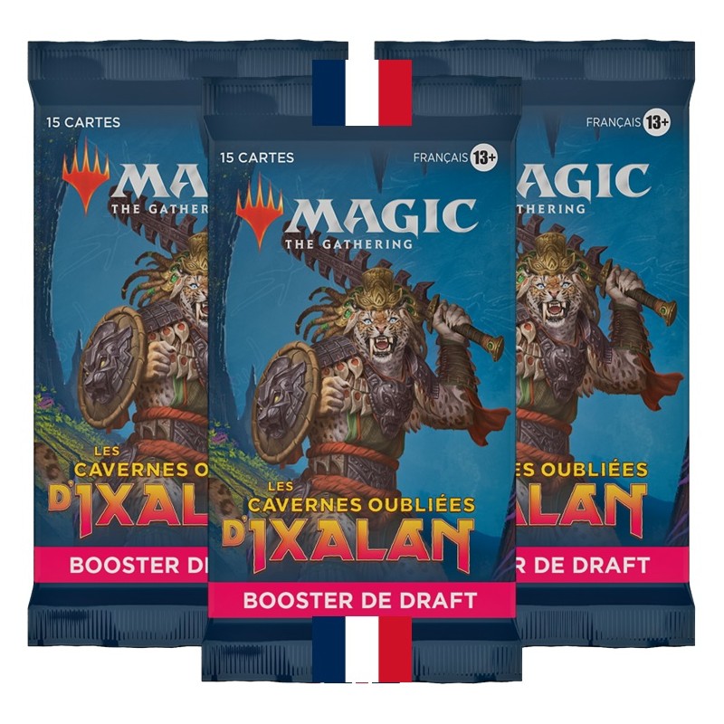Trading Cards - Draft 3 Boosters Pack - Magic The Gathering - Lost Caverns of Ixalan