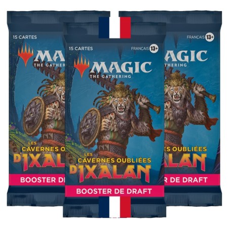 Trading Cards - Draft 3 Boosters Pack - Magic The Gathering - Lost Caverns of Ixalan