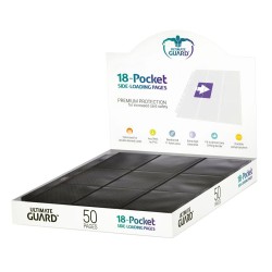 Portfolio - Side-Loading - 18-Pocket Pages (50ct) - Black