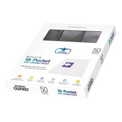 Portfolio - Side-Loading - 18-Pocket Pages (50ct) - Black