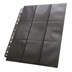 Portfolio - Side-Loading - 18-Pocket Pages (50ct) - Black