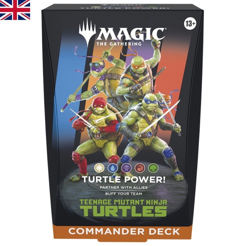 Cartes (JCC) - Deck de Commander - Magic The Gathering - Commander Deck - Teenage Mutant Ninja Turtles