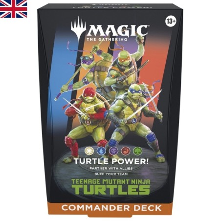 Cartes (JCC) - Deck de Commander - Magic The Gathering - Commander Deck - Teenage Mutant Ninja Turtles