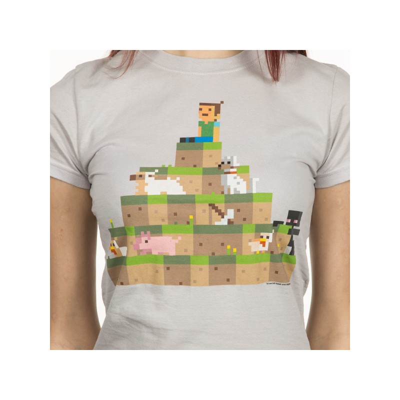 T-shirt - Minecraft - Capybara Hilltop