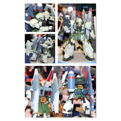 Model - Reborn 100 - Gundam - Zaku Warrior + Blaze & Gunner