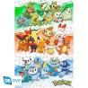 Poster - Rolled and shrink-wrapped - Pokemon - First partners