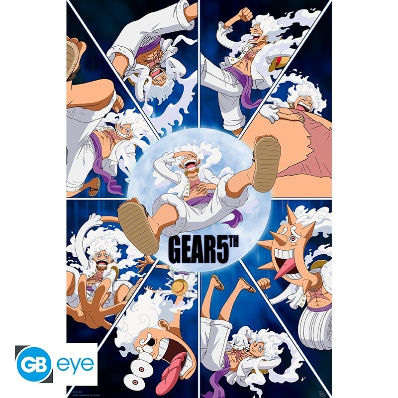 Poster - Rolled and shrink-wrapped - One Piece - Gear 5th Looney