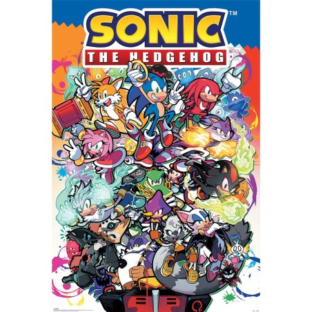 Poster - Sonic the Hedgehog - Personnages Comics