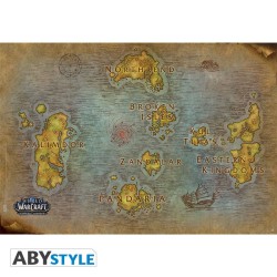 Poster - Roulé et filmé - World of Warcraft - Carte