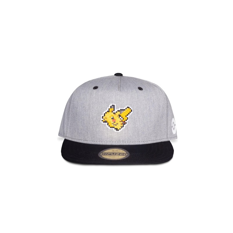 Cap - Snap Back - Pokemon - Pikachu 8Bit