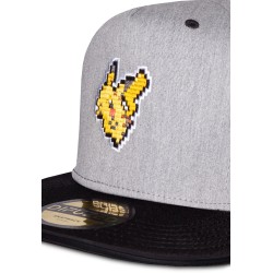 Casquette - Snap Back - Pokemon - Pikachu 8Bit