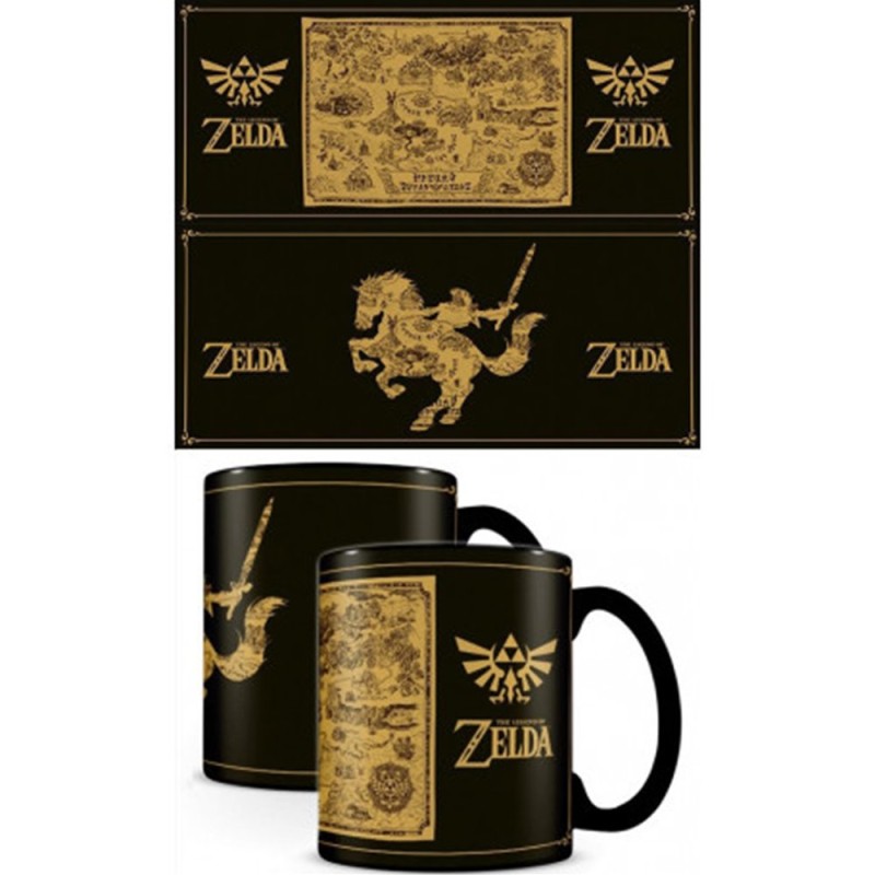 Mug - Thermal - Zelda - Map