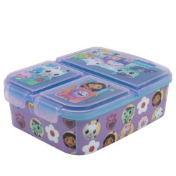Lunch Box - Multi-compartment - Gabby's Dollhouse - Characters