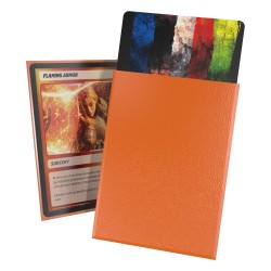 Sleeves - Sleeves (100 Pieces) - Matte Orange - Standard